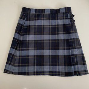 Lands’ End School Uniform Girls Plaid A-Line Skirt